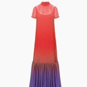 Staud  calluna ombré organza gown New With Tags Size Small